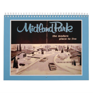 Middelste eeuw Modern Kalender