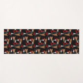 Middelste eeuw Modern | Katoompijlen en -stoten Yogamat (Voorkant (horizontaal))