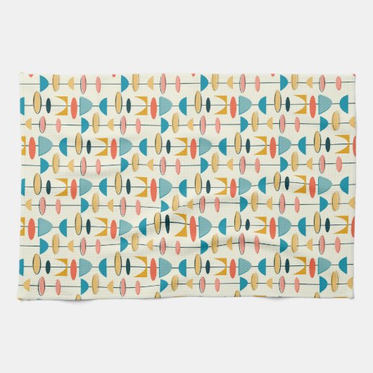 Middelste eeuw Modern Theedoek (Horizontaal)