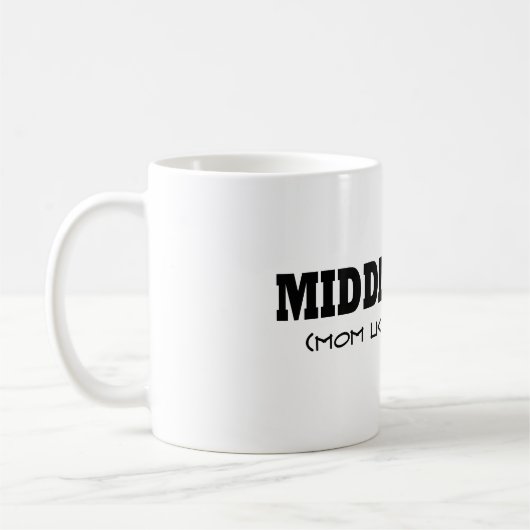 Middelste kind (moeder vindt me het leukst) koffiemok (Links)