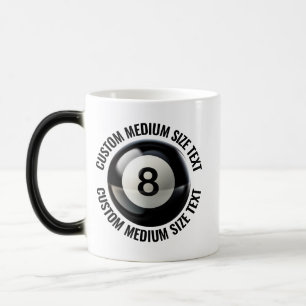 Middelste tekst, Pool 8 Ball 325ml Douane warmte v Magische Mok