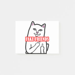 Middelvinger Fake Friends Post-it® Notes