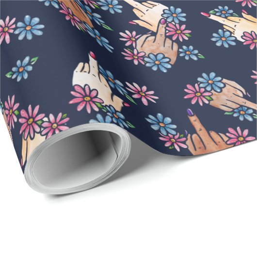 Middelvingers Cadeaupapier (Rol Hoek)