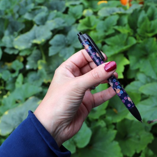 middelvingers omhoog feminist zwarte inkt pen