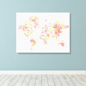 Middelzomerwereld Canvas Afdruk (Insitu (Houten vloer))