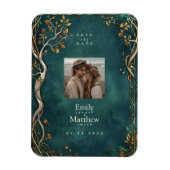 Midden-aarde Majesteit Bruiloft Save The Date Magneet (Verticaal)