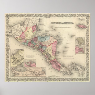 Midden-Amerika 8 Poster