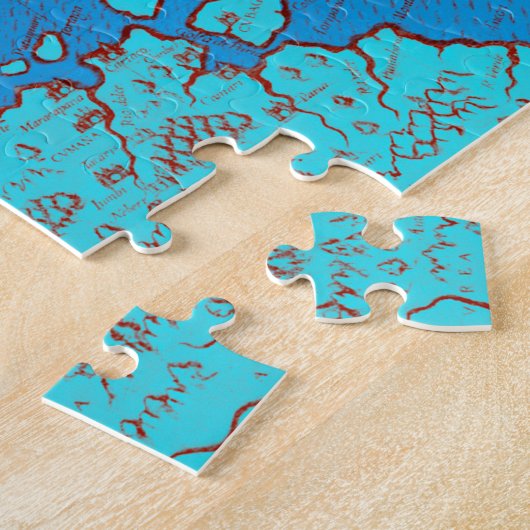 Midden-Amerika ("America Occidentalis") Legpuzzel (Zijkant)