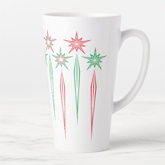 Midden-Amerikaanse pictogrammen Grote latte Mok (Rechts)