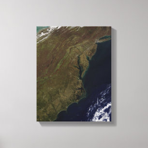 Midden-Atlantische Verenigde Staten Canvas Afdruk