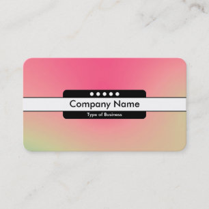 Midden Band 5 Spots - Gradiënt Y, M, B, R, Donkere Visitekaartje