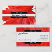 Midden band 5 spots visitekaartje (Voorkant / Achterkant)