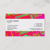 Midden band (geseded) - Abstracte kringloop Visitekaartje (Achterkant)