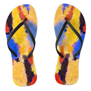 Midden-Centraal Abstract Teenslippers