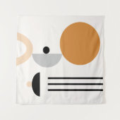 Midden-century Modern Boho Abstract Geometric Wandkleed (Voorkant (horizontaal))