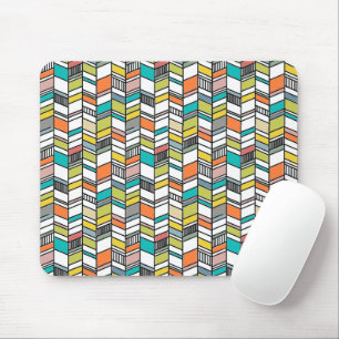 Midden-century Modern Herringbone Muismat