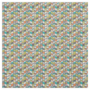 Midden-century Modern Herringbone Stof