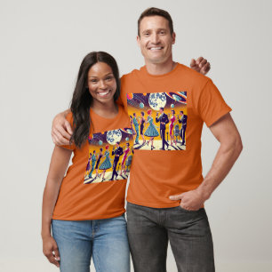 Midden eeuw 60er jaren Space Age Cocktailparty T-shirt