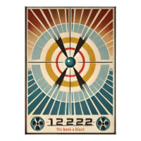 Midden Eeuw Atomaire Tijdperk Kunst Het Is Een Kna
