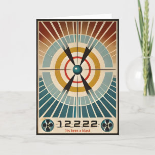 Midden Eeuw Atomaire Tijdperk Kunst Het Is Een Kna Kaart