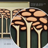 Midden-eeuw Bloemsymmetrie Arts Crafts Movement Tegeltje