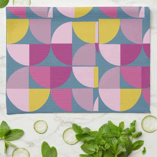 Midden eeuw Boho Design Theedoek (Gevouwen)