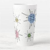 Midden eeuw Franciscaanse Starburst 4 Latte Mok (Voorkant)