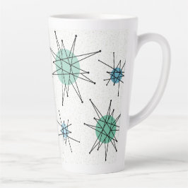 Midden eeuw Franciscan Starburst 6 Latte Mok