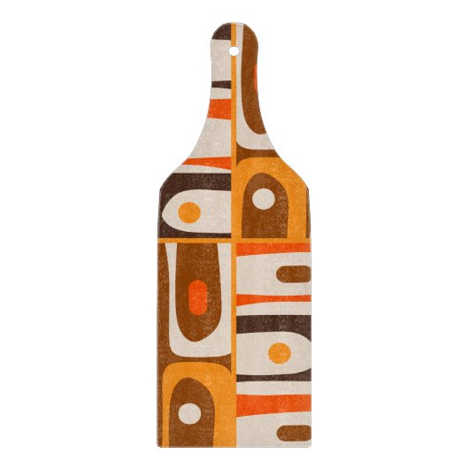 Midden-Eeuw Modern Abstract Piquet 70s Pattern Snijplank (Voorkant)