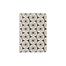 Midden Eeuw Modern Atomaire Stippen Retro Zwart Cr