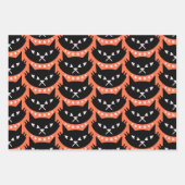 Midden-Eeuw Modern Atomic Cat Pattern Inpakpapier Vel (Voorkant 2)