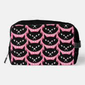 Midden-Eeuw Modern Atomic Cat Pattern Toilettasje (Achterkant)