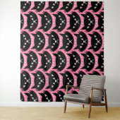 Midden-Eeuw Modern Atomic Cat Pattern Wandkleed (In situ)