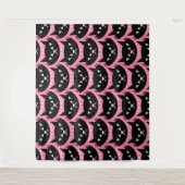 Midden-Eeuw Modern Atomic Cat Pattern Wandkleed (Voorkant)