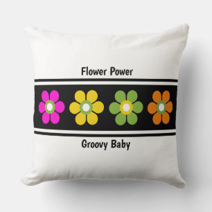 Midden Eeuw Modern Bloemen Kracht Kussen