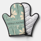 Midden Eeuw Modern Bloemendais Eigen Naam Ovenwant (Voorkant / Achterkant)