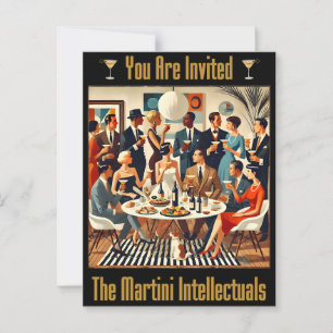 Midden eeuw modern de Martini intellectuelen Briefkaart