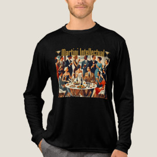 Midden eeuw modern De Martini Intellectuelen Tri-Blend Shirt