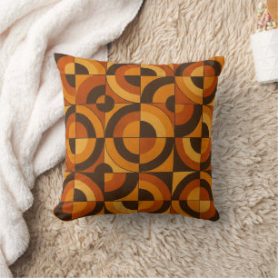 Midden eeuw modern geometrisch abstract patroon kussen