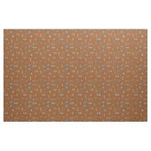 Midden Eeuw Modern Gestructureerd Bruin Stof (Yard (91,4 cm))