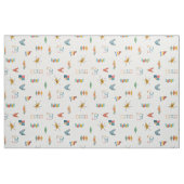 Midden Eeuw Modern Gestructureerd Wit Stof (Fat Quarter)