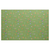 Midden Eeuw Modern Gestructureerde Avocado Stof (Fat Quarter)