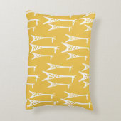 Midden Eeuw Modern Giraffe Patroon Accent Kussen (Achterkant (Verticaal))