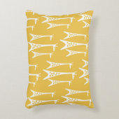 Midden Eeuw Modern Giraffe Patroon Accent Kussen (Voorkant(Verticaal))