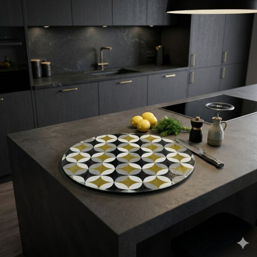 Midden eeuw modern – glazen snijplank