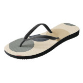 Midden Eeuw Modern Houtskool Zalm   Teenslippers (Schuin)