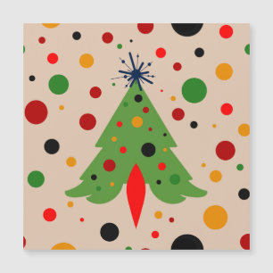 Midden Eeuw Modern Kerstboom Retro Raket