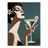 Midden Eeuw Modern Kunst De Martini DIva