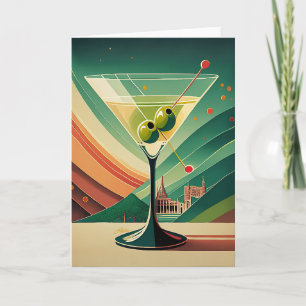 Midden Eeuw Modern Martini Reis Kathedraal Uitzich Kaart