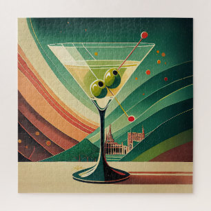Midden Eeuw Modern Martini Reis Kathedraal Uitzich Legpuzzel